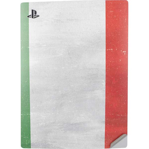 Italy Flag Distressed PS5 Digital Edition Console Skin