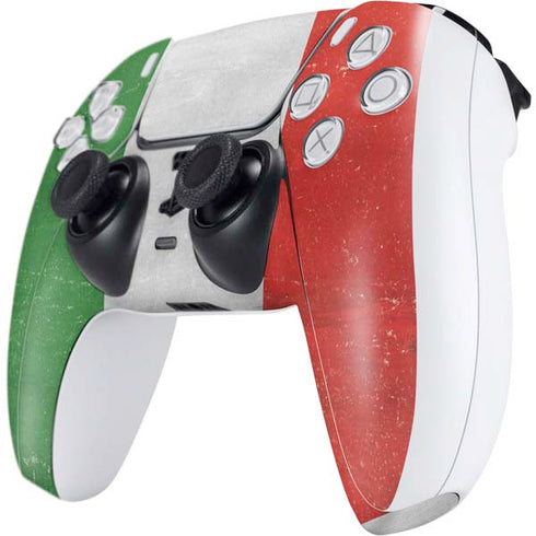 Italy Flag Distressed PS5 Controller Skin