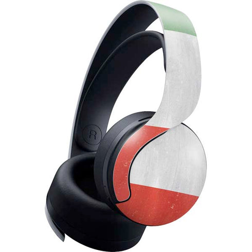 Italy Flag Distressed PULSE 3D Wireless Headset for PS5 Skin