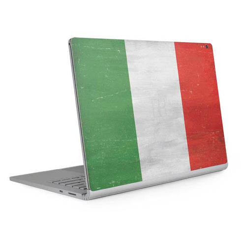 Italy Flag Distressed Surface Book 2 13.5in Skin