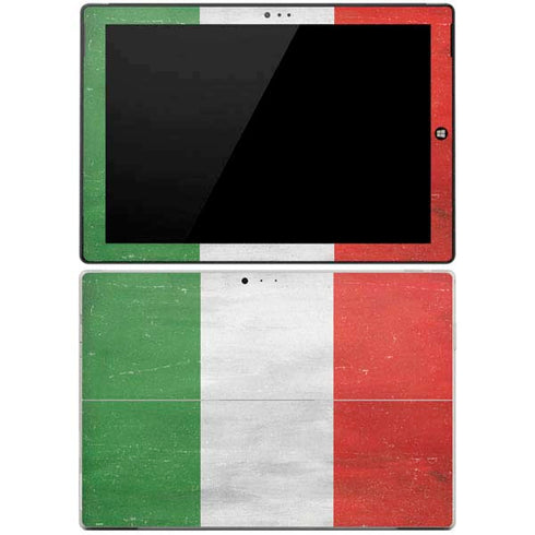 Italy Flag Distressed Surface Pro 3 Skin
