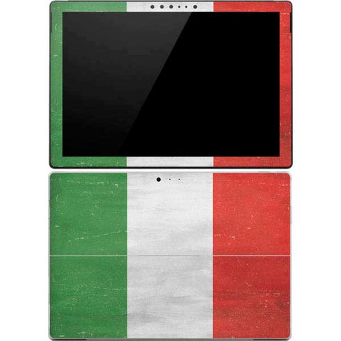 Italy Flag Distressed Surface Pro 4 Skin
