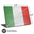 Italy Flag Distressed Universal Laptop 12in (9.8 x 6.8in) Skin