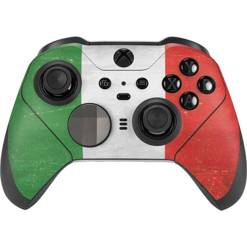Italy Flag Distressed Xbox Elite Wireless Controller Series 2 Skin