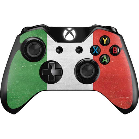 Italy Flag Distressed Xbox One Controller Skin