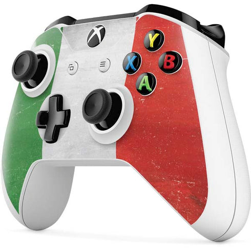 Italy Flag Distressed Xbox One S Controller Skin