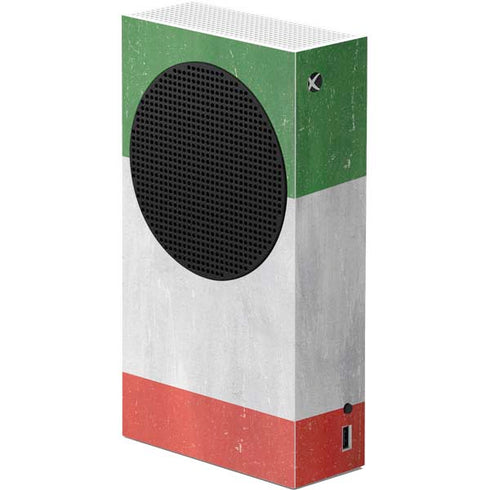 Italy Flag Distressed Xbox Series S Console Skin