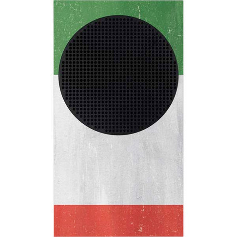 Italy Flag Distressed Xbox Series S Console Skin