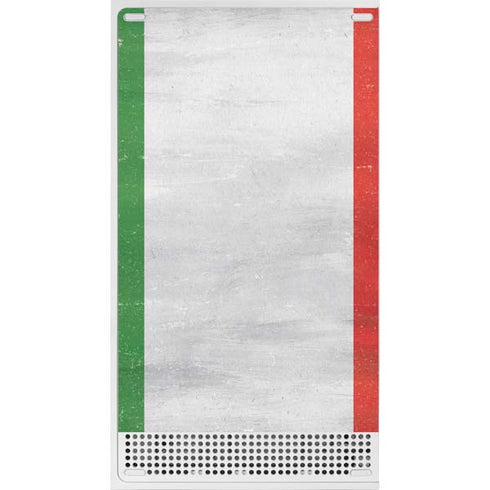 Italy Flag Distressed Xbox Series S Console Skin