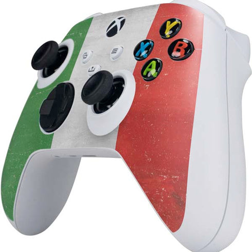 Italy Flag Distressed Xbox Series S Controller Skin