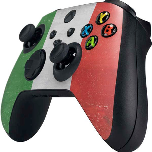 Italy Flag Distressed Xbox Series X Controller Skin