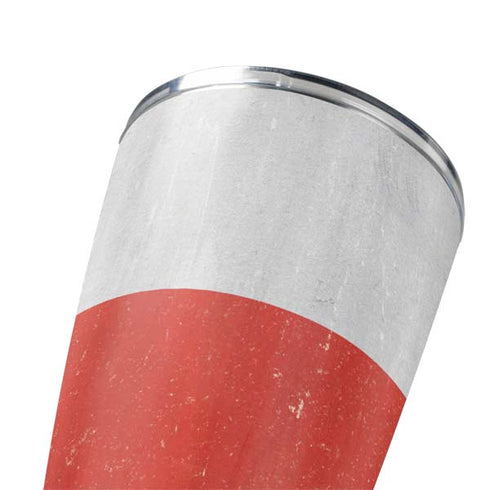 Italy Flag Distressed Yeti 20oz Tumbler Skin
