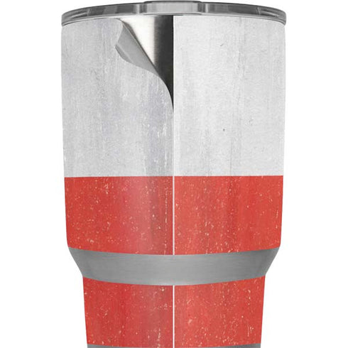 Italy Flag Distressed Yeti 20oz Tumbler Skin