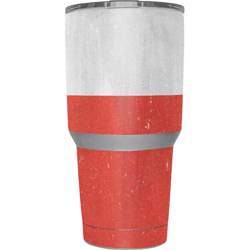 Italy Flag Distressed Yeti 30oz Rambler Tumbler Skin