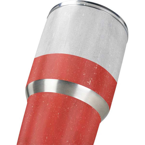 Italy Flag Distressed Yeti 30oz Rambler Tumbler Skin
