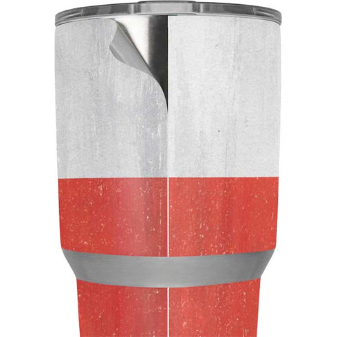 Italy Flag Distressed Yeti 30oz Rambler Tumbler Skin