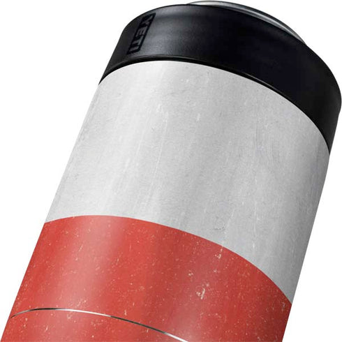 Italy Flag Distressed Yeti Colster Can Insulator Skin