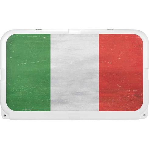 Italy Flag Distressed YETI Tundra 45 Hard Cooler Skin