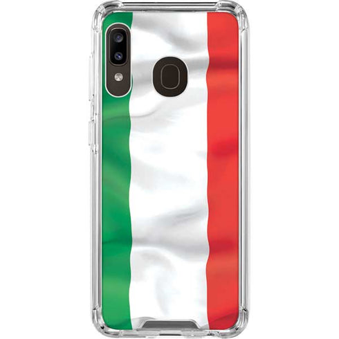 Italy Flag Galaxy A30 Clear Case
