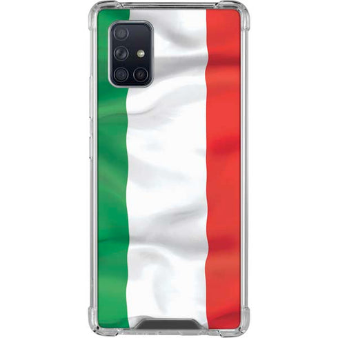 Italy Flag Galaxy A71 5G Clear Case