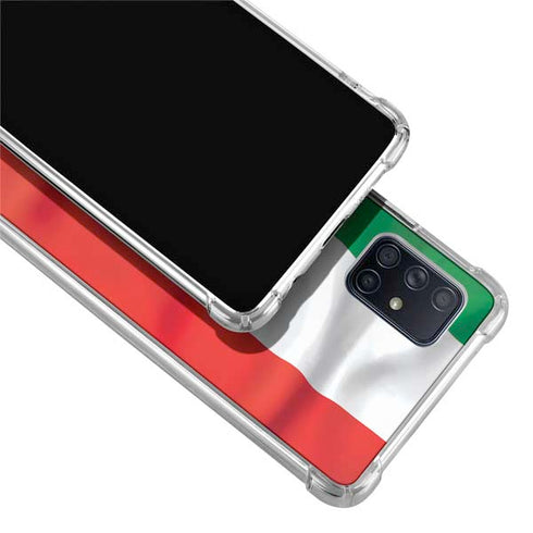 Italy Flag Galaxy A71 5G Clear Case
