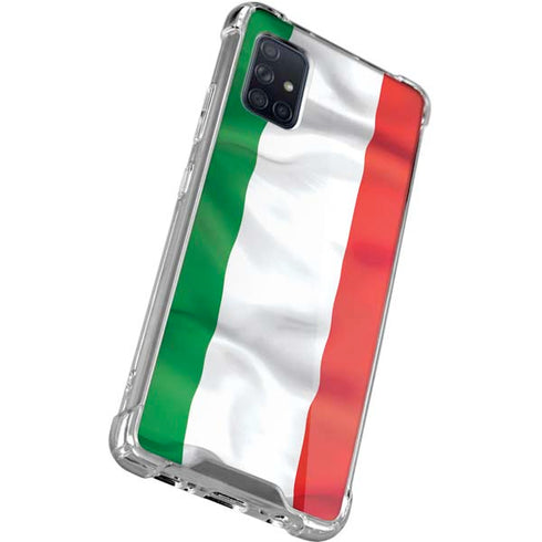Italy Flag Galaxy A71 5G Clear Case