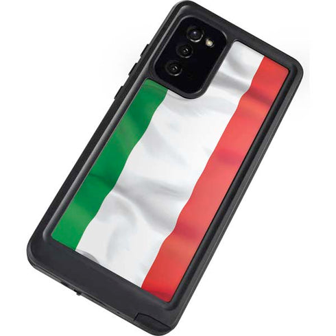 Italy Flag Galaxy Note20 5G Waterproof Case