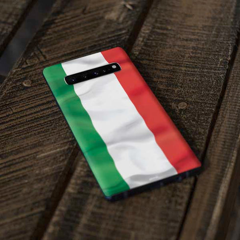 Italy Flag Galaxy S10 Skin