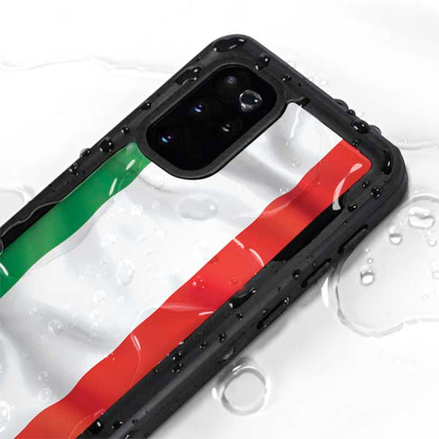 Italy Flag Galaxy S20 Plus Waterproof Case