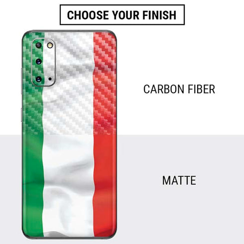 Italy Flag Galaxy S20 Skin