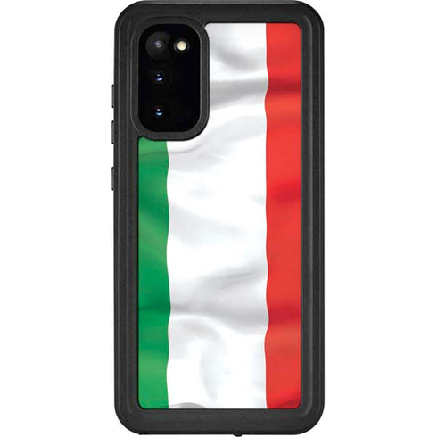 Italy Flag Galaxy S20 Waterproof Case