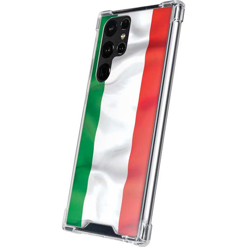 Italy Flag Galaxy S22 Ultra Clear Case