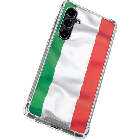 Italy Flag Galaxy S23 FE Clear Case