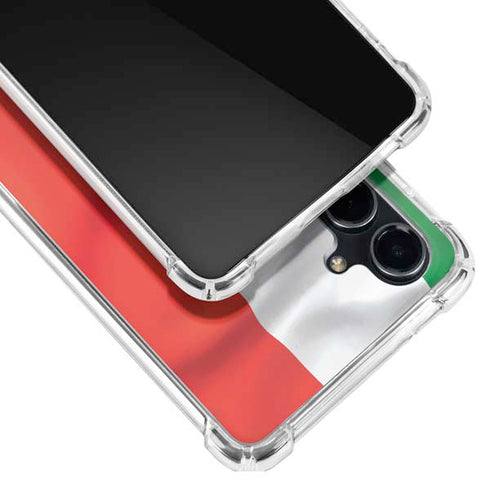 Italy Flag Galaxy S23 FE Clear Case
