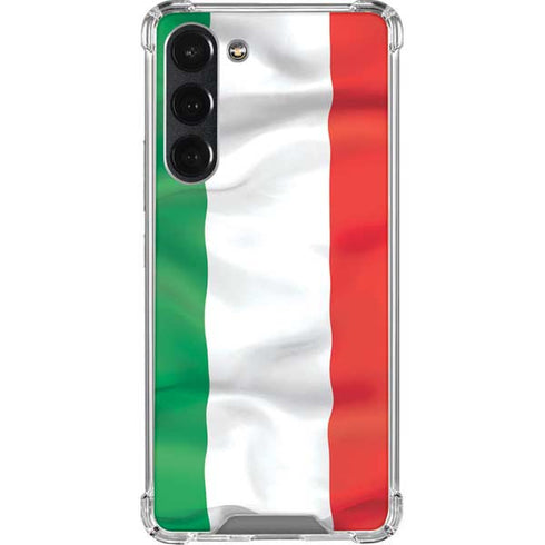 Italy Flag Galaxy S23 Plus Clear Case