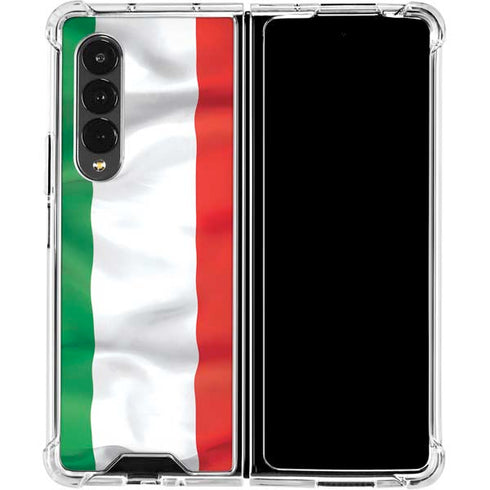 Italy Flag Galaxy Z Fold4 5G Clear Case