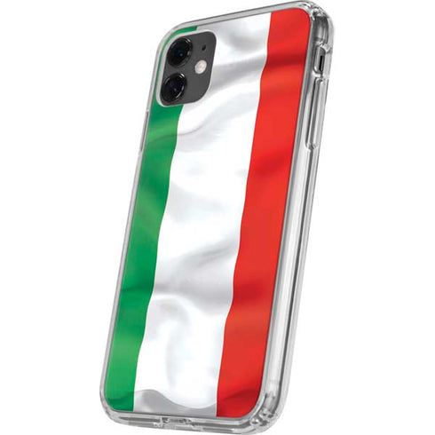Italy Flag iPhone 11 Clear Case