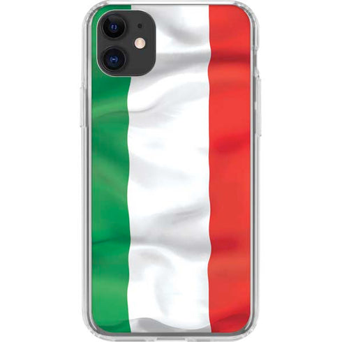 Italy Flag iPhone 11 Clear Case