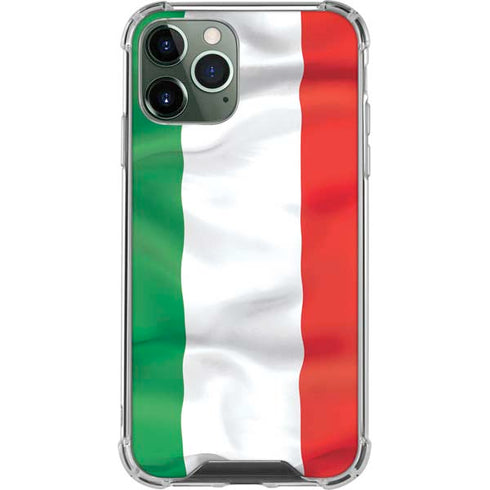 Italy Flag iPhone 12 Pro Max Clear Case