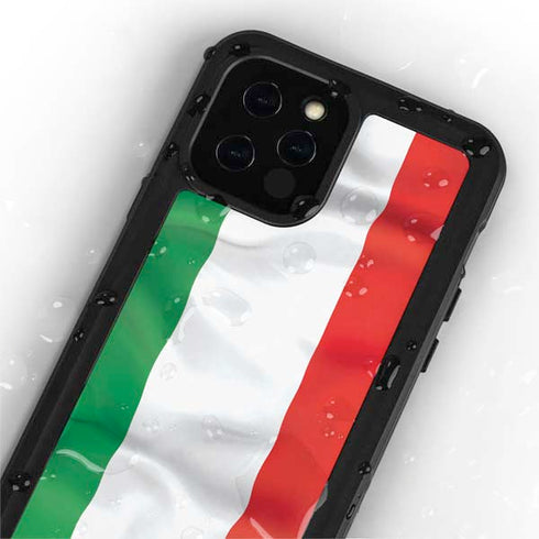 Italy Flag iPhone 12 Pro Max Waterproof Case