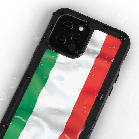 Italy Flag iPhone 12 Pro Waterproof Case