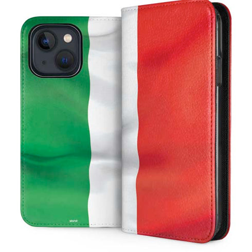Italy Flag iPhone 14 Plus Folio Case