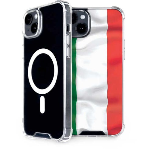 Italy Flag iPhone 15 Plus MagSafe Case