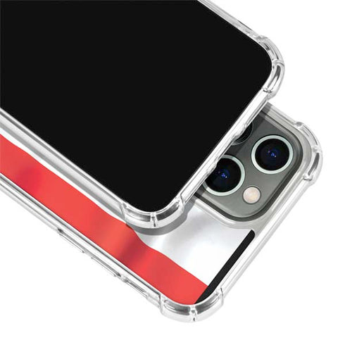 Italy Flag iPhone 14 Pro Clear Case