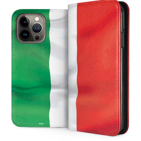 Italy Flag iPhone 14 Pro Max Folio Case