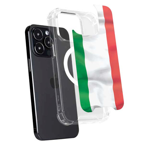 Italy Flag iPhone 15 Pro Max MagSafe Case