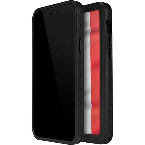 Italy Flag iPhone 14 Pro Waterproof Case