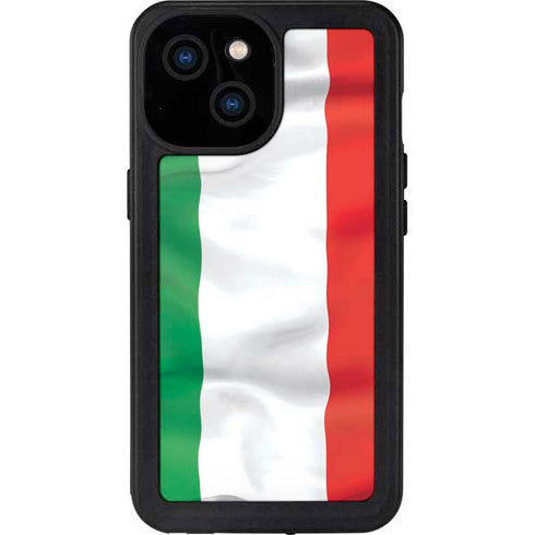 Italy Flag iPhone 15 Waterproof Case