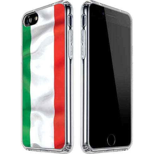 Italy Flag iPhone SE (2nd & 3rd Gen) Clear Case