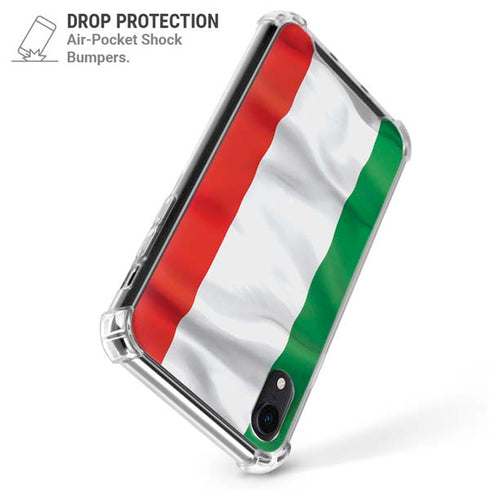 Italy Flag iPhone XR Clear Case